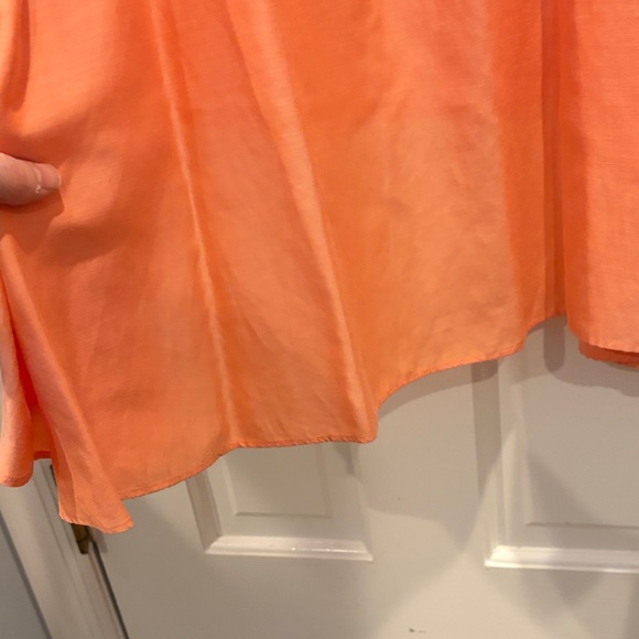 Miguelina Peach and Ivory Maxi Dress - Picture 6 of 14